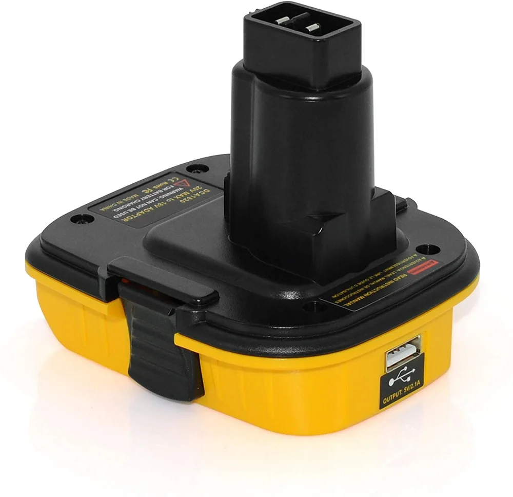 NEW DCA1820 Battery Adapter Converter for DEWALT 18V Tools 20V Max Lithium Ion On On Battery DCB204 DCB205 Power Function USB