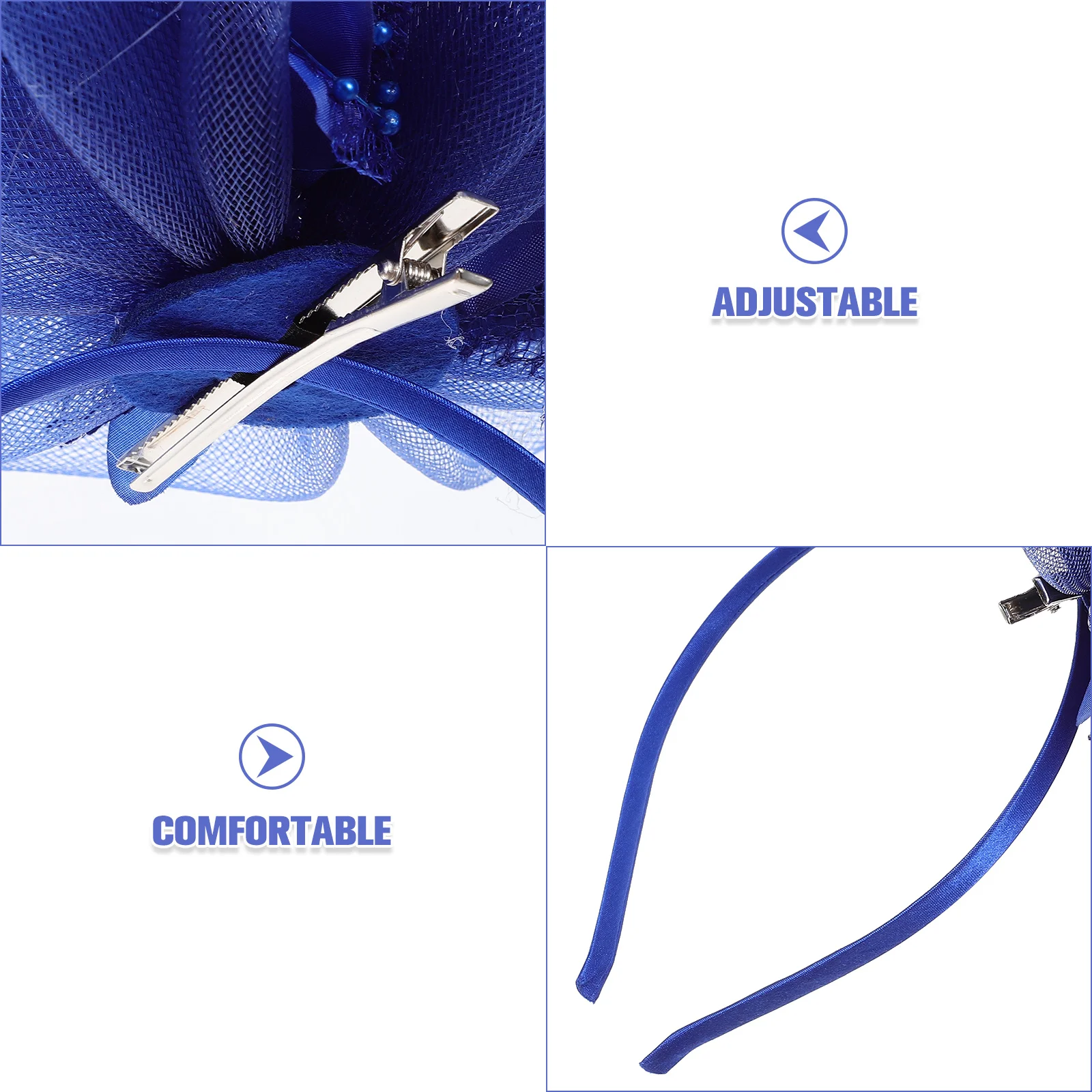 مشبك شعر فاسيناتور عقال خمر شبكة بلوم خفيفة الوزن أنيقة المرأة غطاء الرأس لحفل زفاف الشاي مأدبة