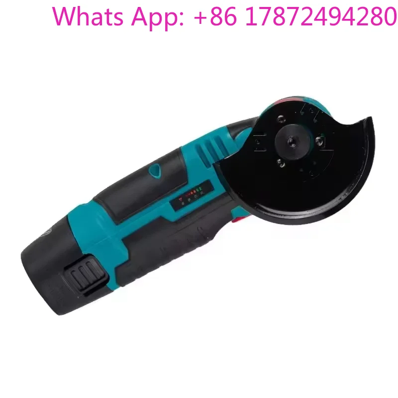 Portable 12v Cordless Mini Angle Grinder Industrial Grade Operated Machine with Slide Trigger Switch Brushless Motor