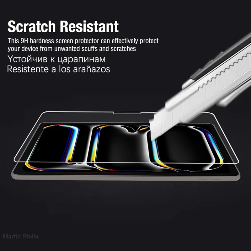 2pcs For iPad Pro 11 13 M5 2025 Tempered Glass Screen Protector On iPad Pro 11 M5 M4 13 Film Accessories