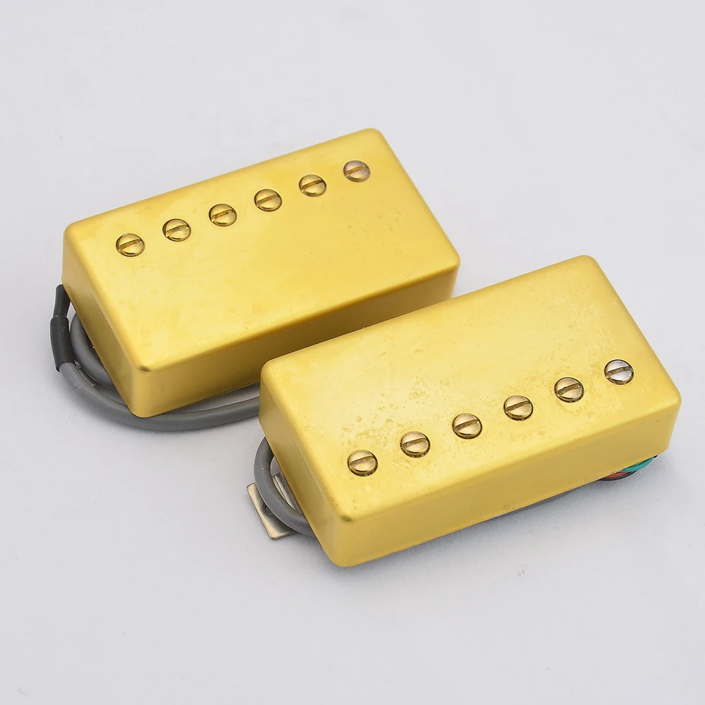 1 Set Antique Matte Gold Original Genuine EPI Electric Guitar Alnico Humbucker Pickup   for LP SG