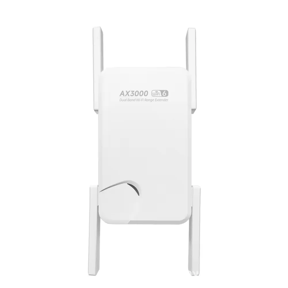 3000Mbps WiFi 6 Repeater 2.4G&5GHz Dual Band Wireless Extender 802.11ax Full Gigabit Port For Home Office