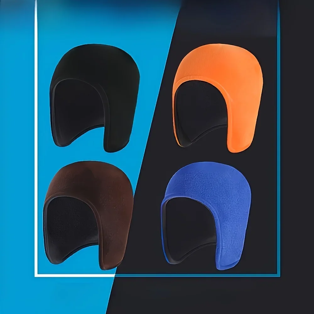 

Thermal Fleece Winter Bike Hat Windproof Cycling Cap Double Layer Thick Ear Warmers for Men Women Cold Weather