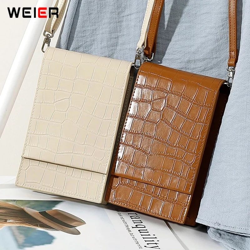 

Bags For Women 2023 New Fashion Handbags Women's PU Leather Phone Flap Crossbody Bags Ladies Brand Designer Shopper Bags Female