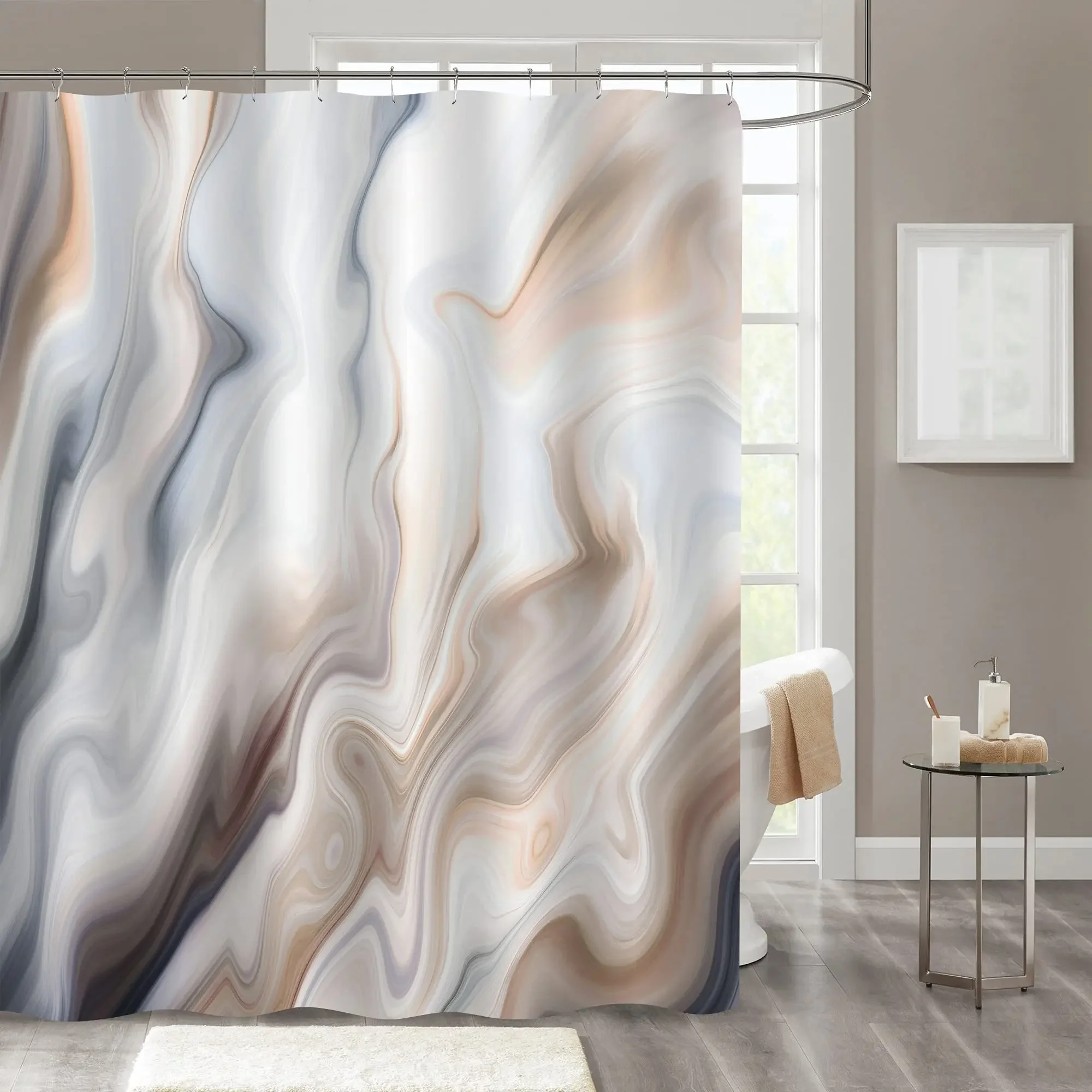 Abstract Modern Shower Curtain 17