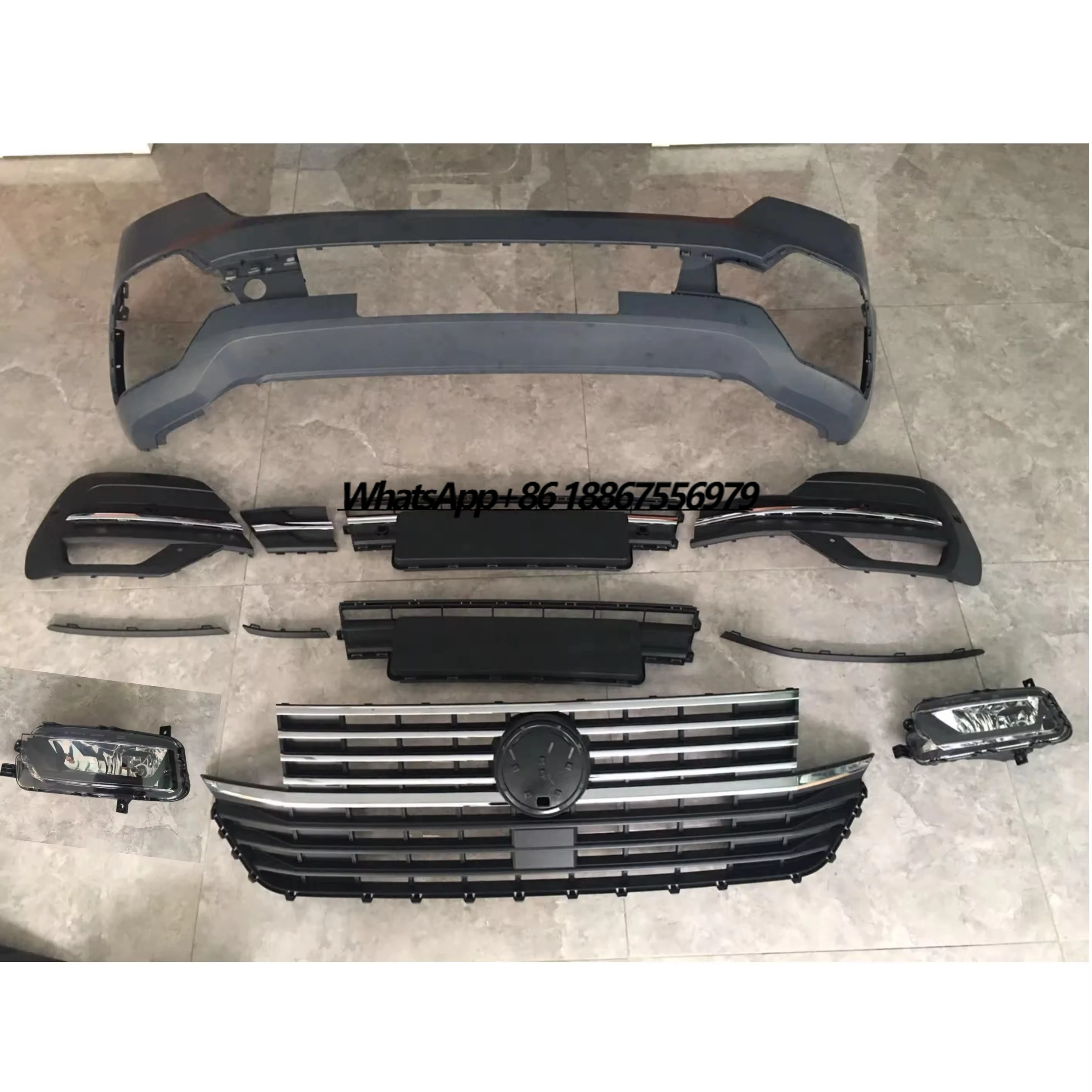 Para VW T6.1 2020 nuevo conjunto de parachoques delantero ORIGINAL accesorios exteriores Kit de carrocería piezas de modificación Van Multivan