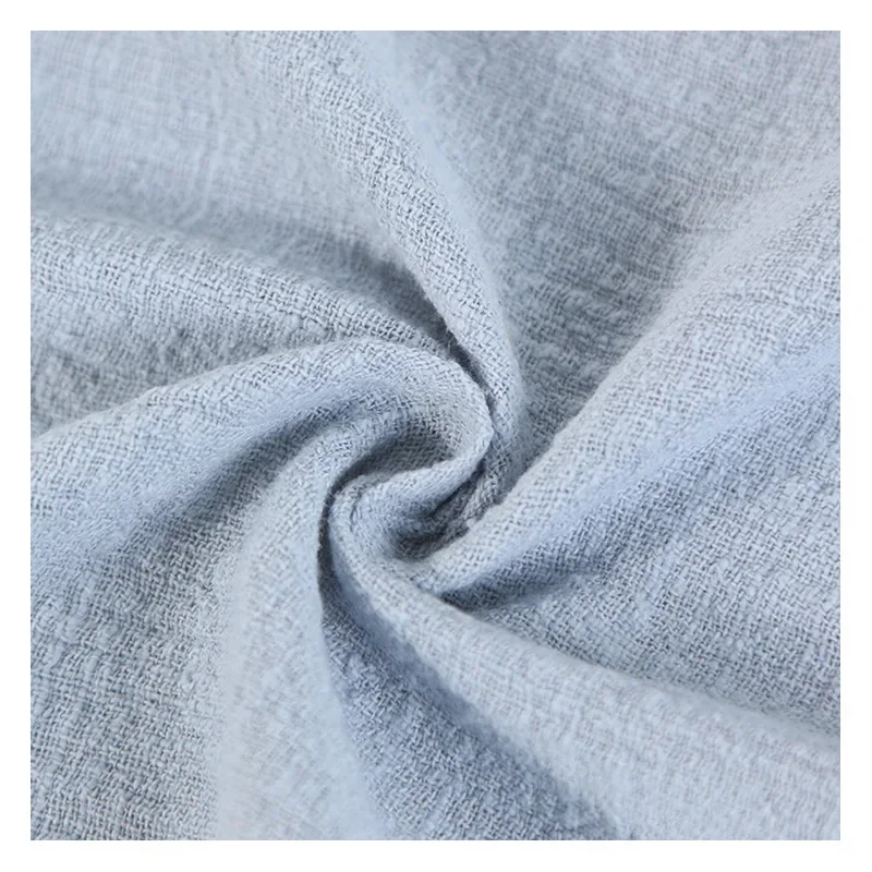 Soft Thin Linen Cotton Fabric Solid Color Organic Material Pure Natural Flax For Sewing Handmade Clothes Patchwork Fabric