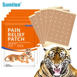 8/16/24/40Pcs Sumifun Tiger Patch Medical Back Pain Joint Power Heat Plaster Knee Muscle Shoulder Body Stickers Chinese Medicine