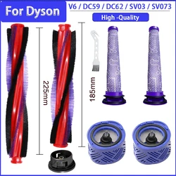 Roller Brush Pré-filtros para Dyson V6 DC59 DC62 SV03 SV073 Sem fio Aspirador Acessórios Peças de reposição