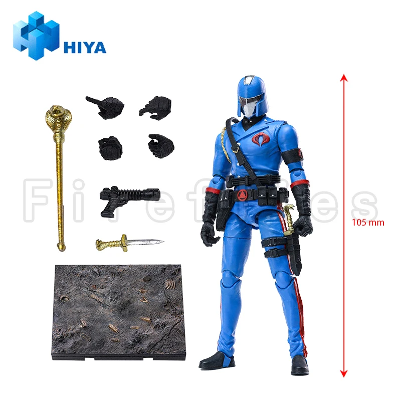 1/18 HIYA 3.75inch Action Figure Exquisite Mini Series G.I.JOE Cobra Commander Anime Model Toy