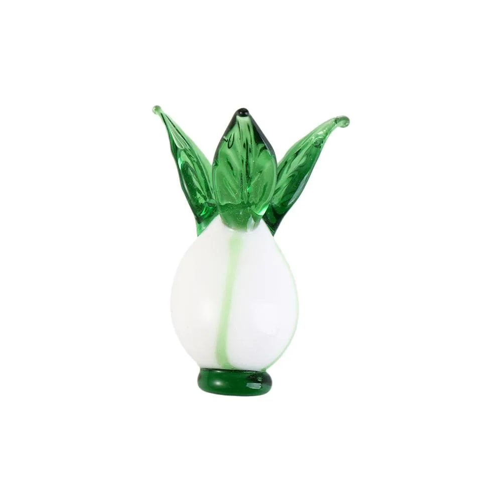Tiny 3D Fruit and Vegetable Gift   Bonsai Decor Desktop Ornaments Glass Crafts Vegetable Figurines Mini Statues