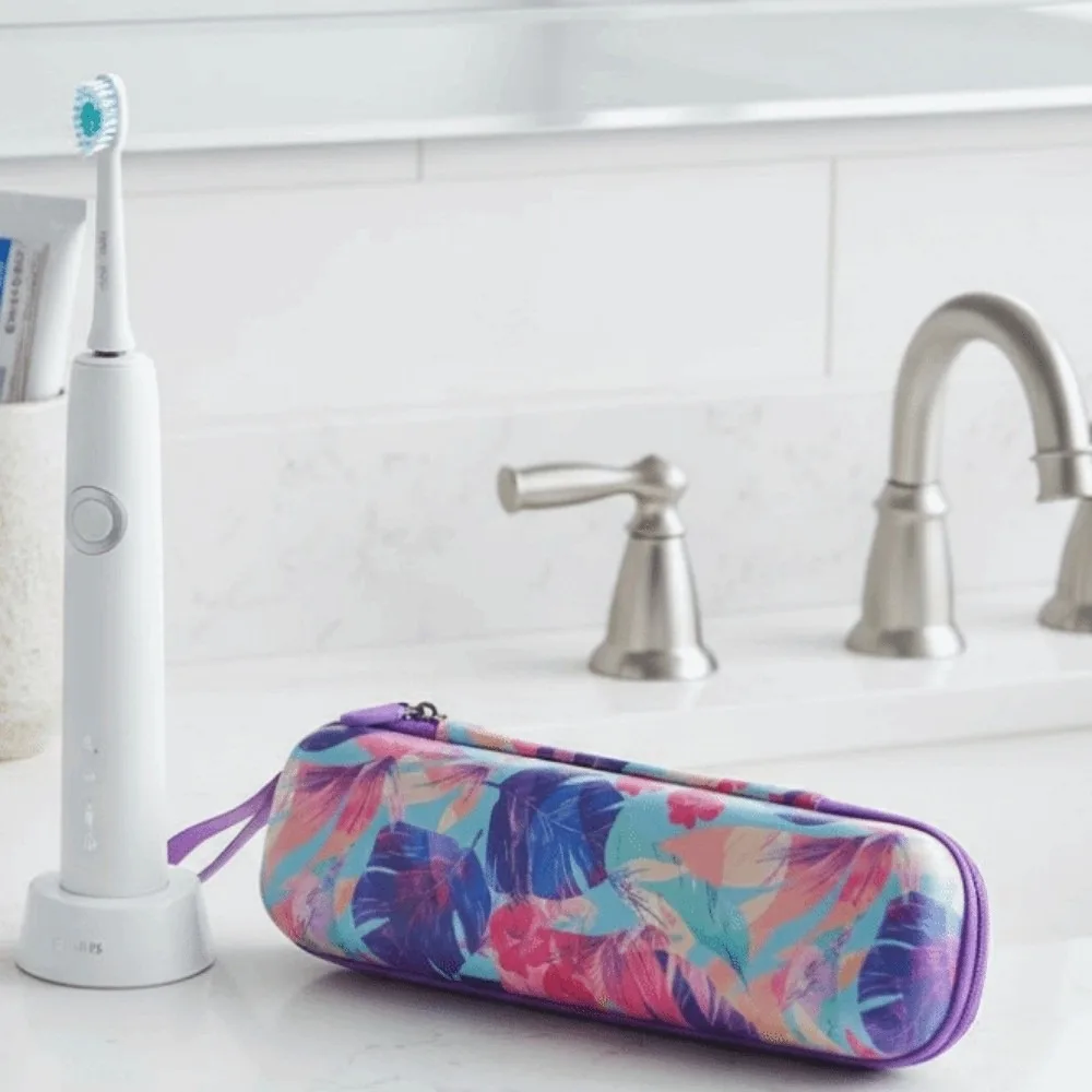 EVA Hard Shell Electric Toothbrush Storage Box Waterproof Shockproof Toothbrush Protective Case Portable Universal