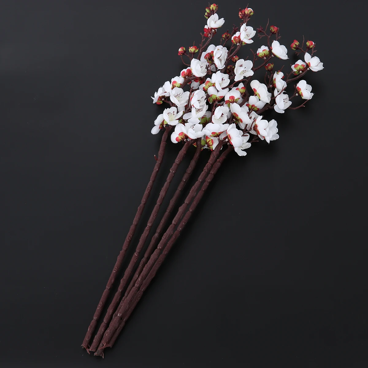

5pcs Artificial Plum Blossom Wedding Decoration Simulated Fake Flowers 60cm Silk Fabric Home Garden Office Bedroom Decor Party