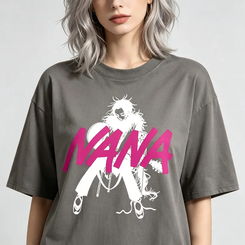 Japanese Manga Black Stones Nana Osaki T Shirts Anime Surrounding Tee Men Women Clothing Short Sleeve Summer Streetwear Cotton
