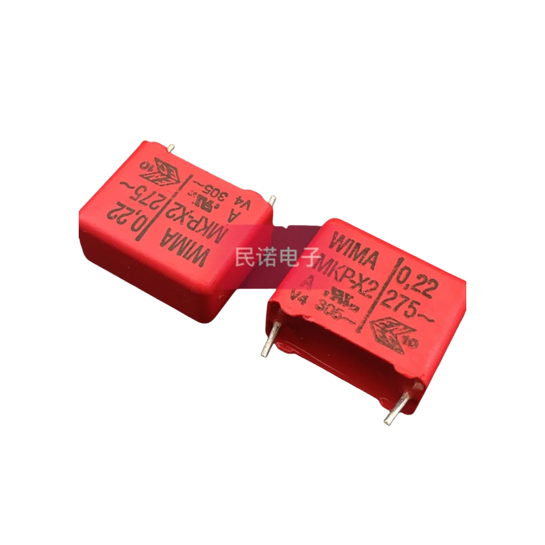 

10PCS/New Weimar Capacitor MKP-X 2 275V 0.22UF 275VAC 224 220NF Foot Distance 15mm