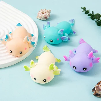 Cute Axolotl Squeeze Toys Cartoon Fish Relax Antistress Squishy Toys Stress Relief Slow…
