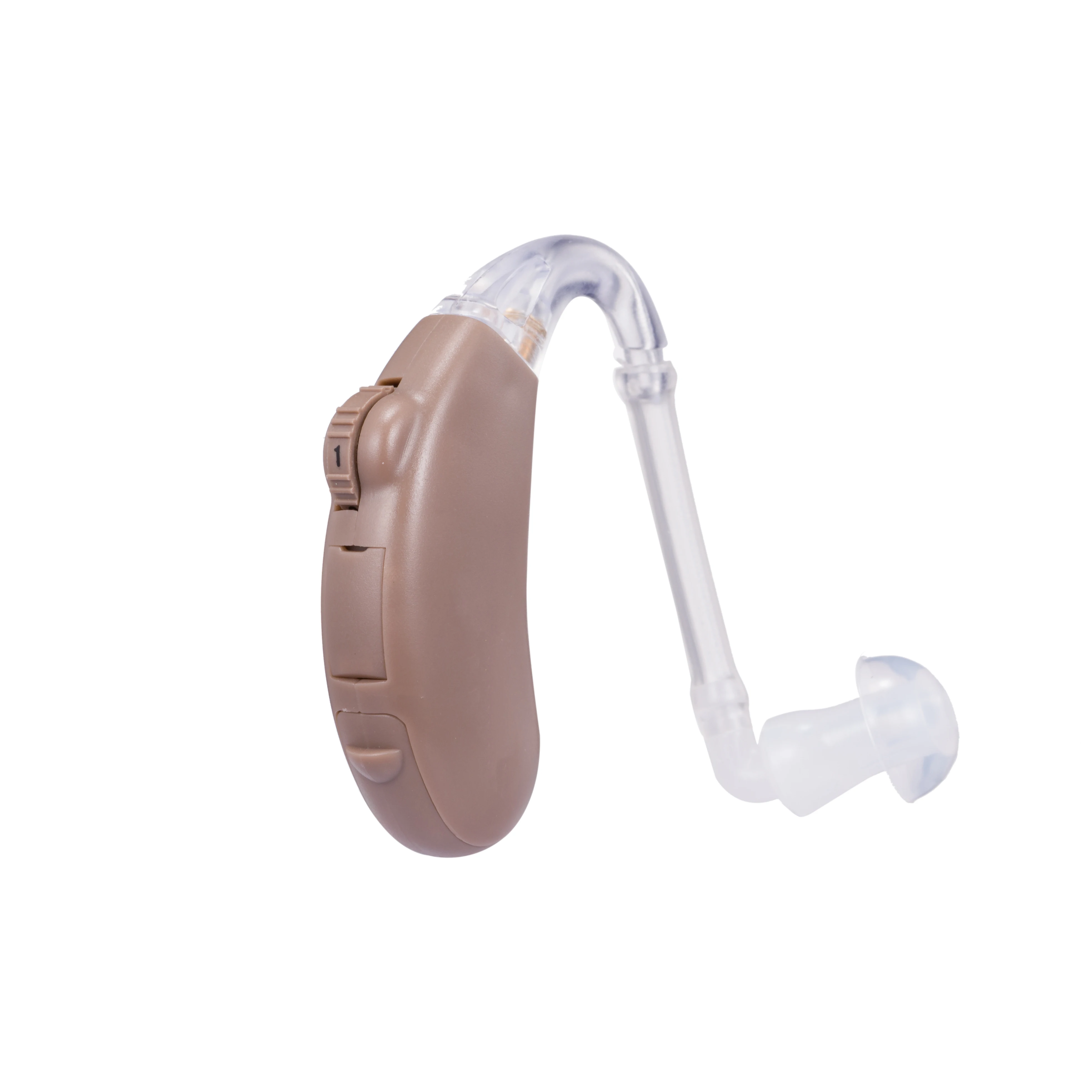 BTE High Power Elderly People With Severe Hearing Loss Rechargeable Hearing Aid Headset, Sound Amplifier Is Not Programmable