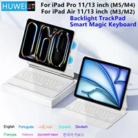 Teclado mágico retroiluminado para iPad Pro 11 13 M5 2025 funda para iPad Air 11 13 pulgadas M3 M2 funda iPad M5 Pro 11 13 M4 funda inteligente folio