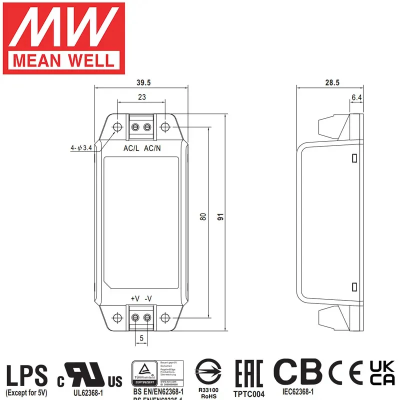 Oznacza dobrze IRM-30-24 IRM-30-24ST tryb przełączania zasilacz 30w 12v 24v AC DC oznacza dobrze do montażu PCB dostaw zielonej moduł zasilania