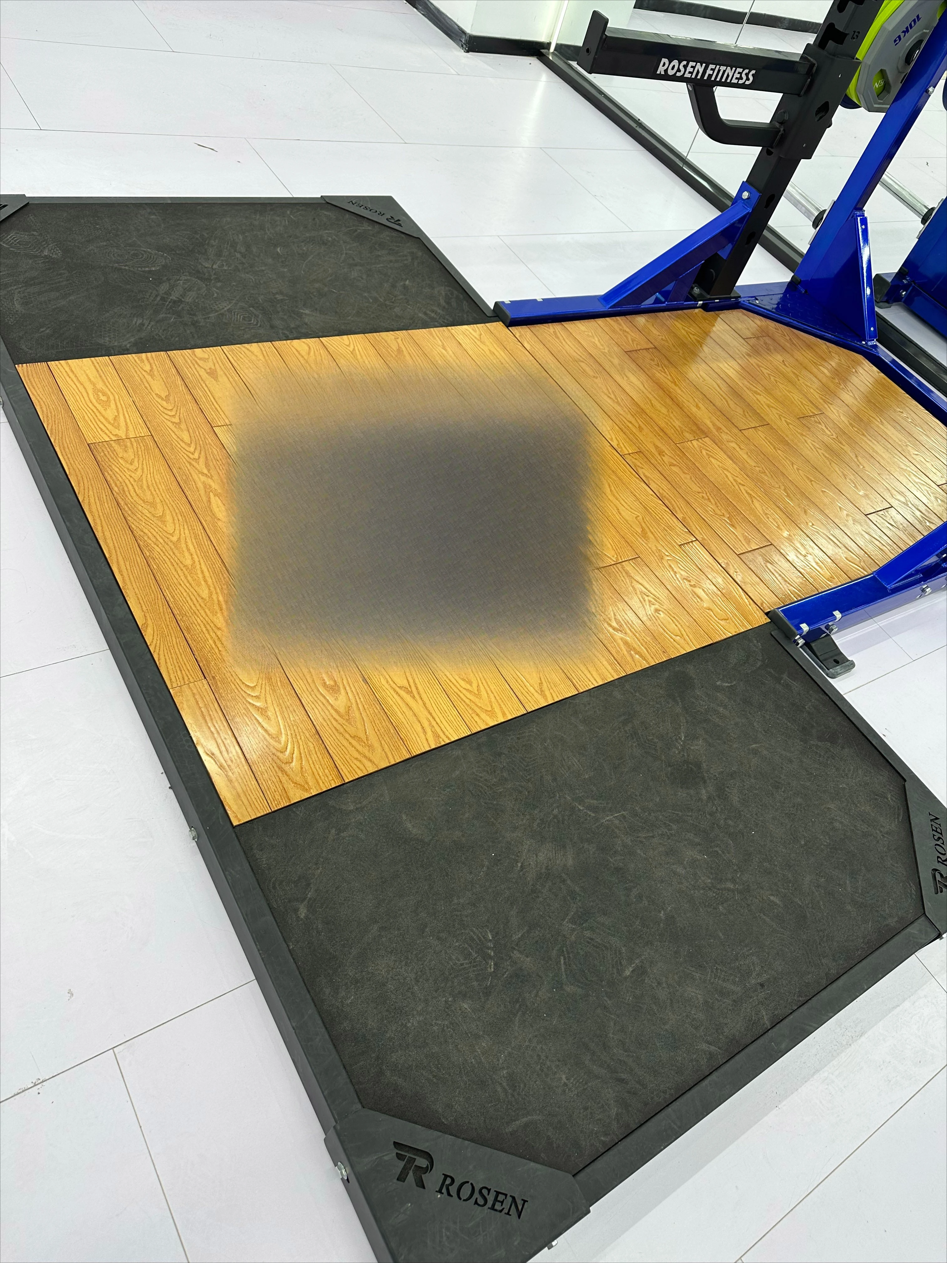 Direct Factory Rosen Fitness Rubber Wooden Deadlift Powerlifting Weight Lifting Gym Equipment Fitness Equipment Accessories