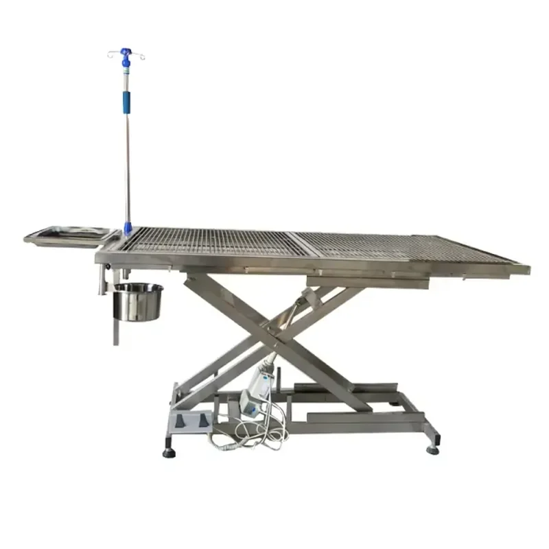 Professional Durable Reusable Manual Adjustable Surgical Table for Cats and Dogs for Veterinary Surgical Use for Chenhong view 4