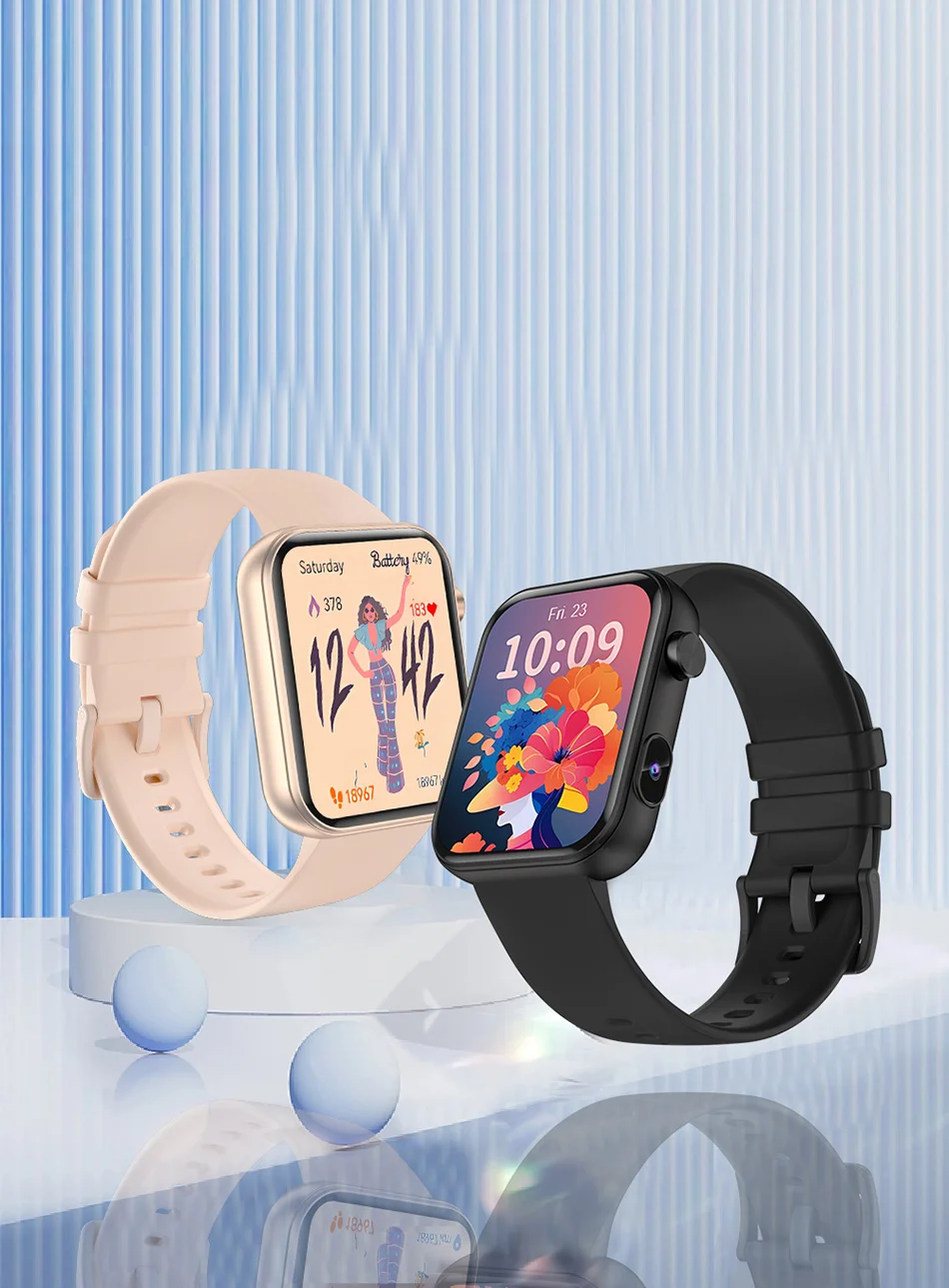 2025 nuevo reloj inteligente hombres mujeres cámara tomar fotos grabar vídeo Monitor de salud deportes Fitness impermeab