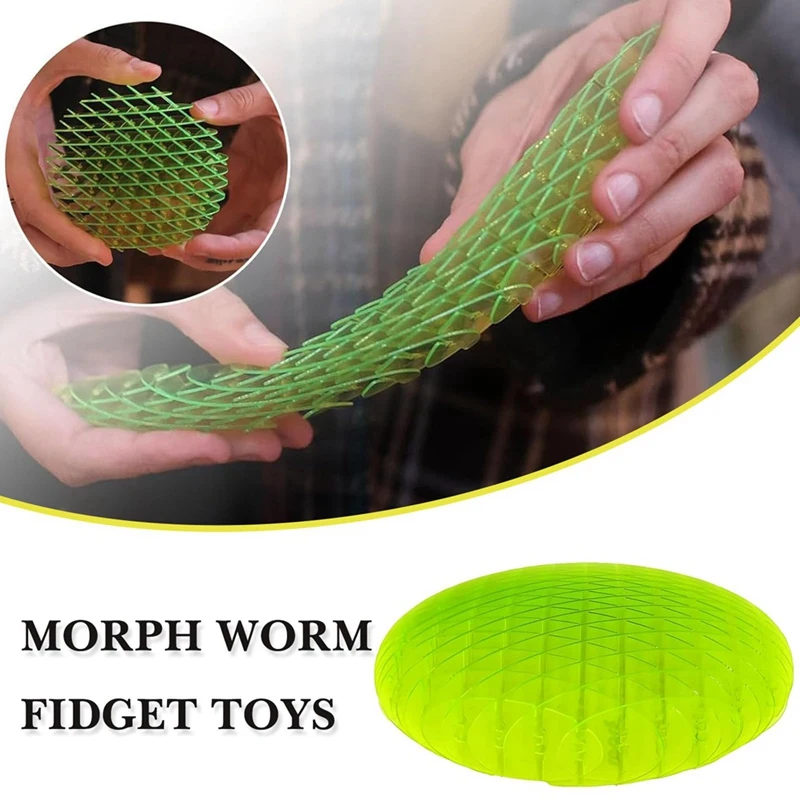 Worm Big Fidget Toy, Worm Fidget Toy, Cute Worm Shaped Ornament, Resistance Fidget Toy