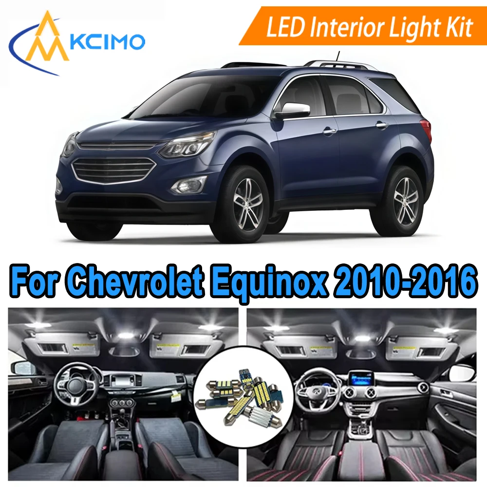 

LED Interior Light Replacement For Chevrolet Equinox(2010-2016) Interior Light Bulb Kit Dome Map Front and Rear Easy Install