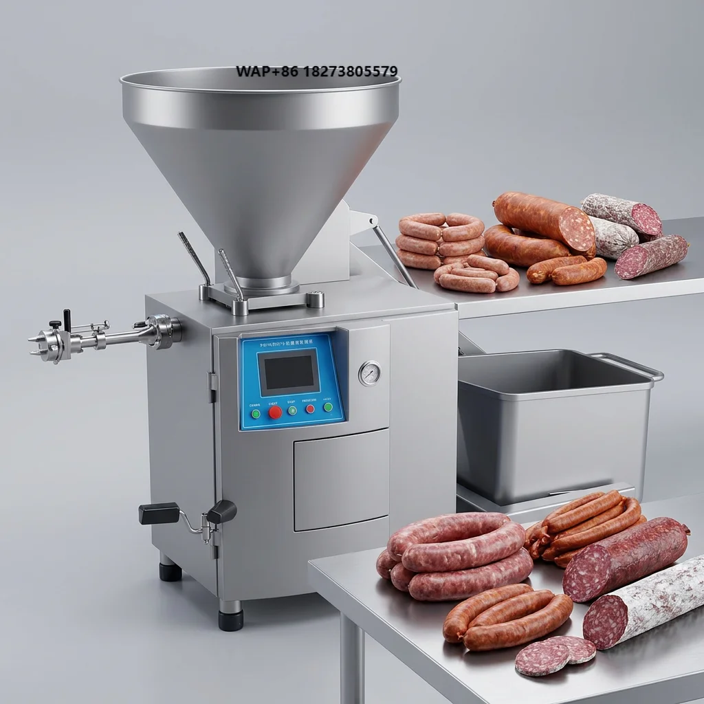 Automated Quantitative Vacuum Meat Filling Machine High Capacity 304SS Commercial Sausage Stuffing