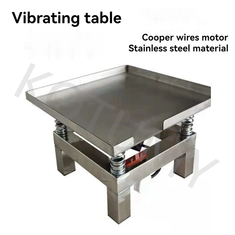 35*35CM Concrete Vibrating Table Vibration Test Bench Test Block Vibration Platform Stainless Steel Mini Vibration Table 3000rpm