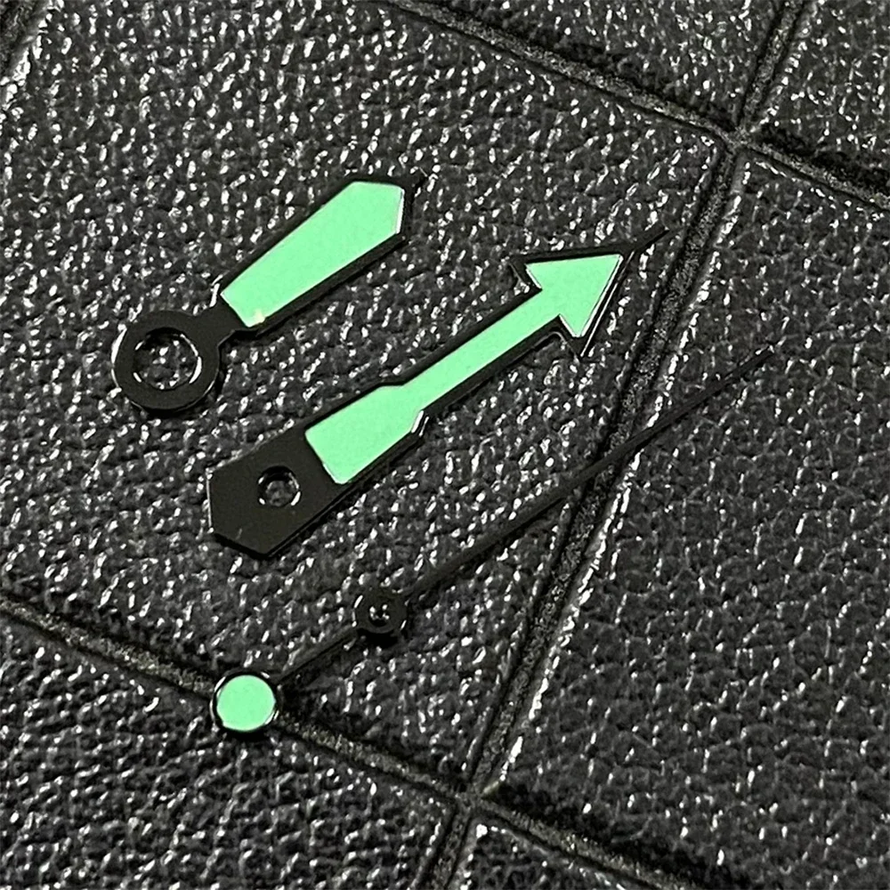 녹색 발광 포인터 화살표 시계 핸드 실버, 블랙, NH35, NH36, 4R, 7S 무브먼트, NH35 핸드, 8.5mm, 12mm, 12.5mm, 신제품 DIY