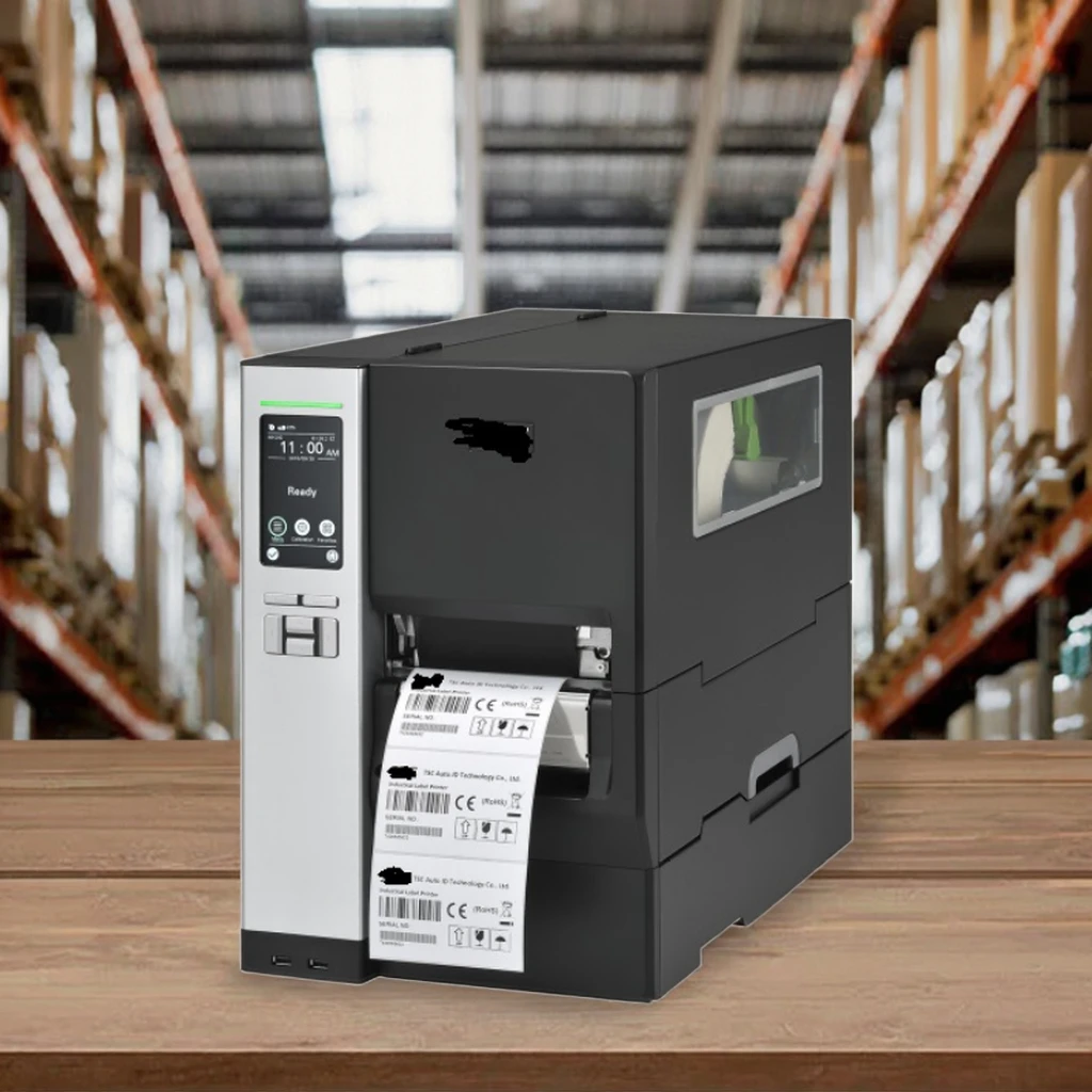 MH2410/MH240 203dpi USB Thermal Label Printer For Satin Textile Adhesive Labels In Stock