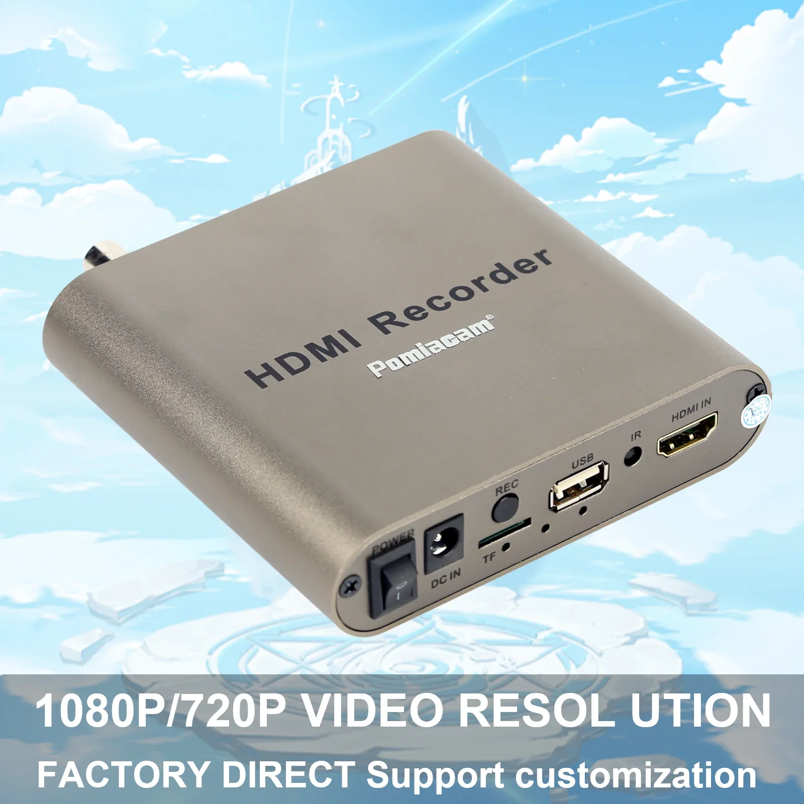 

Multi Track HDMI Recorder HD 720P 1080P Video Capture Card HDMI VGA CVBS Video Output USB Recorder Box with Remote Control