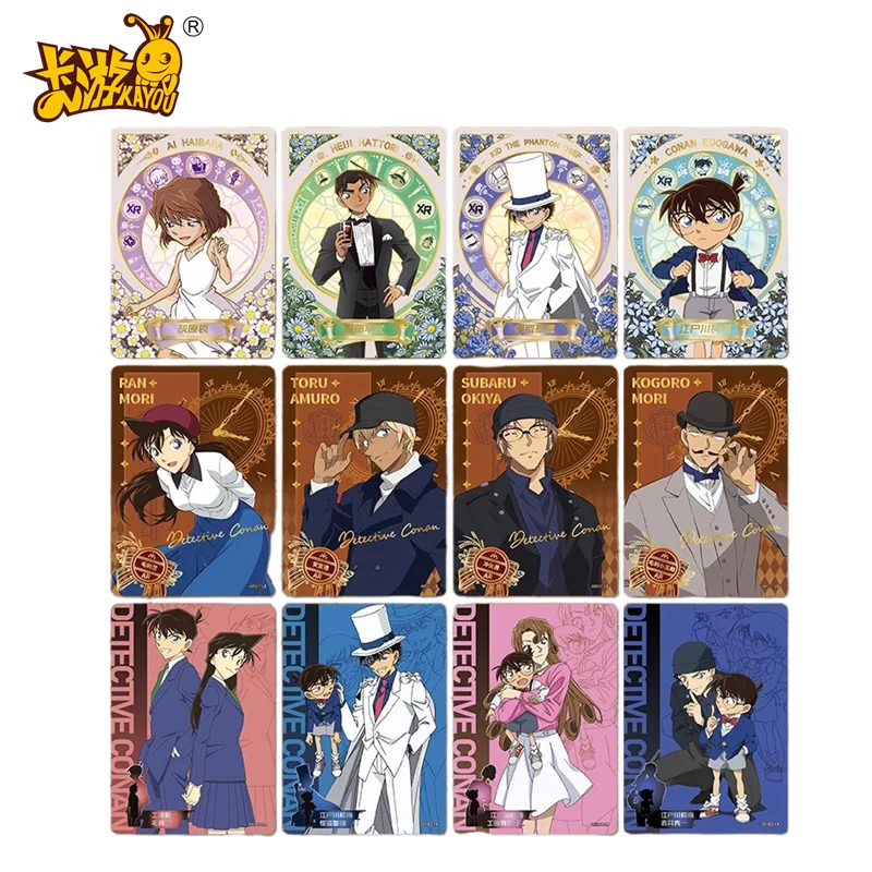 Original KAYOU Anime Detective Conan Cards Insight Pack Romantic Comedy Characters Kudo Shinichi Maori Lan Kids Birthday Gift