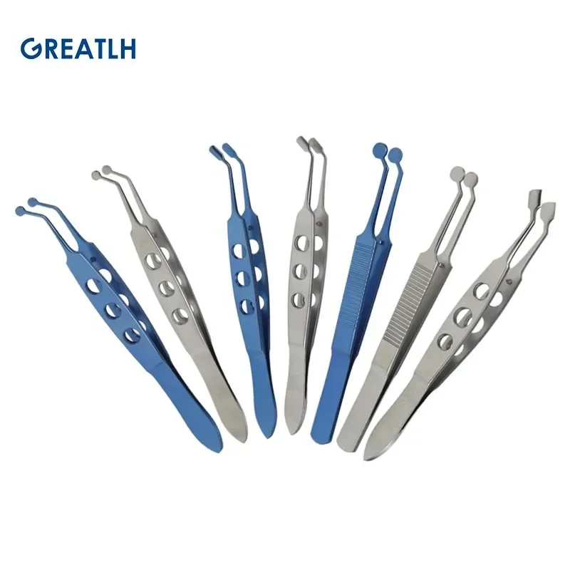 Autoclavable Ophthalmic Massage Forcep Ophthalmic Surgical Forceps Tweezers Ophthalmic Instrument Stainless Steel Titanium Alloy