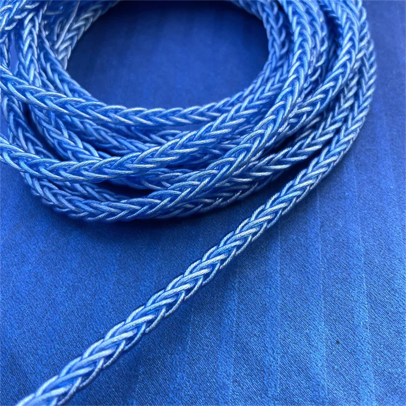 7N single crystal copper silver plated 8 strands upgrade line 504core