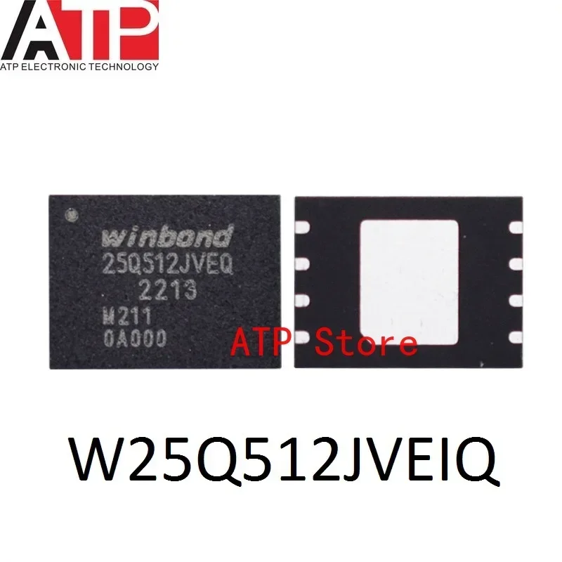 

10PCS/LOT 100% New Original W25Q512JVEIQ W25Q512JVEQ 25Q512JVEQ WSON-8 Flash Memory Chip IC 512MBIT