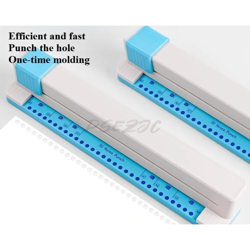 Hand Pushed 30 Hole Punching Machine Loose Leaf Notebook Universal Paper Punching Machine Coil Notebook Punching Machine