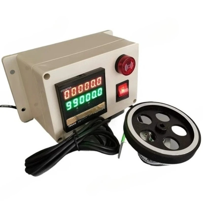 

Meter counter high-precision roller type electronic induction length measuring alarm automatic meter counter