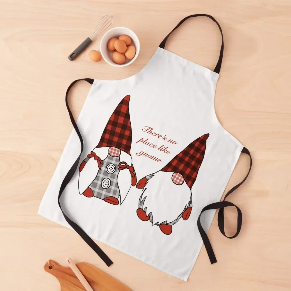 There’s No Place Like Gnome Apron manicurist Home and kitchen products Kitchen Supplies Idea Goods Apron