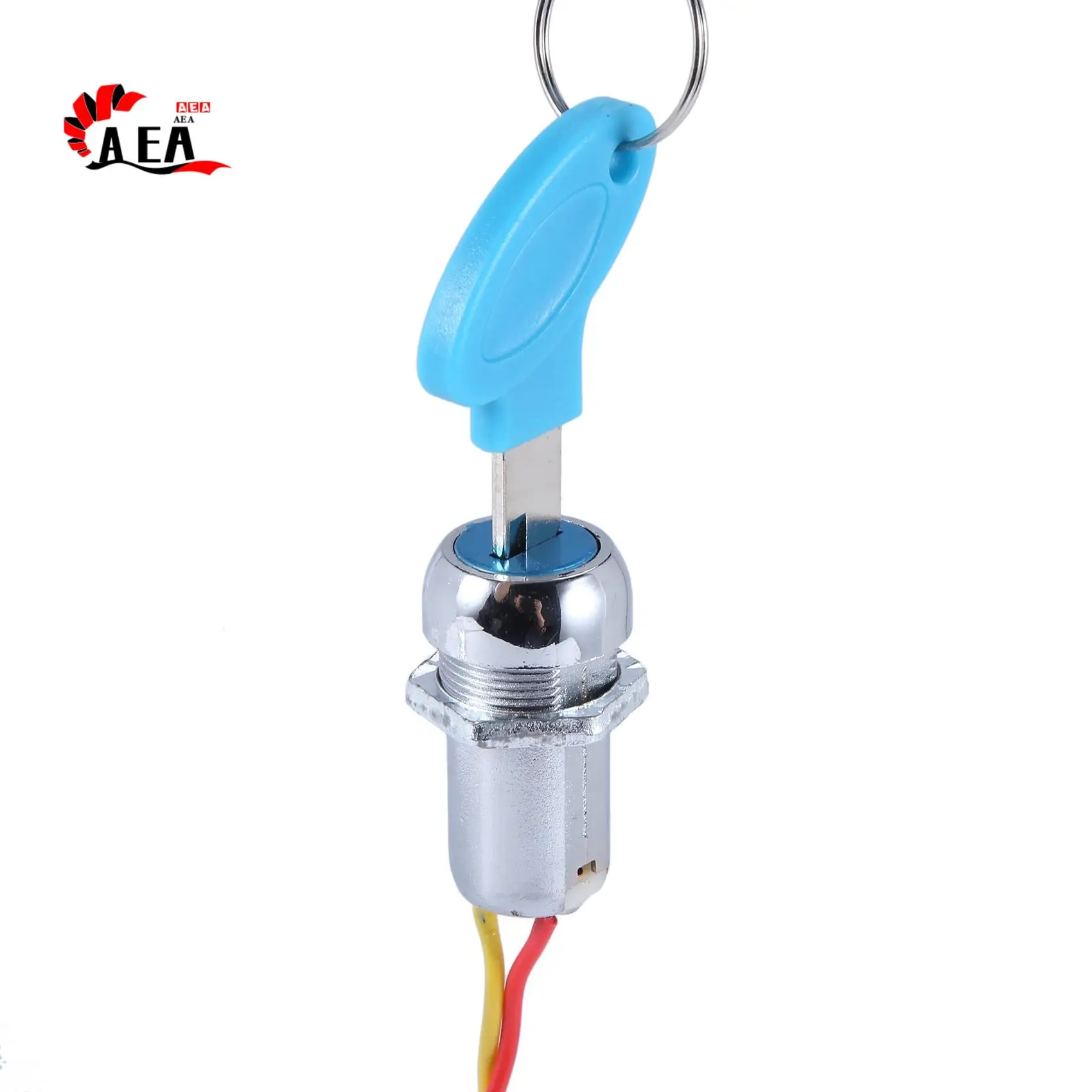 

AEA0-Universal Starting Switch Key Lock Wires Ignition Power Keys Switch For Electric Bike Scooters E-Bike