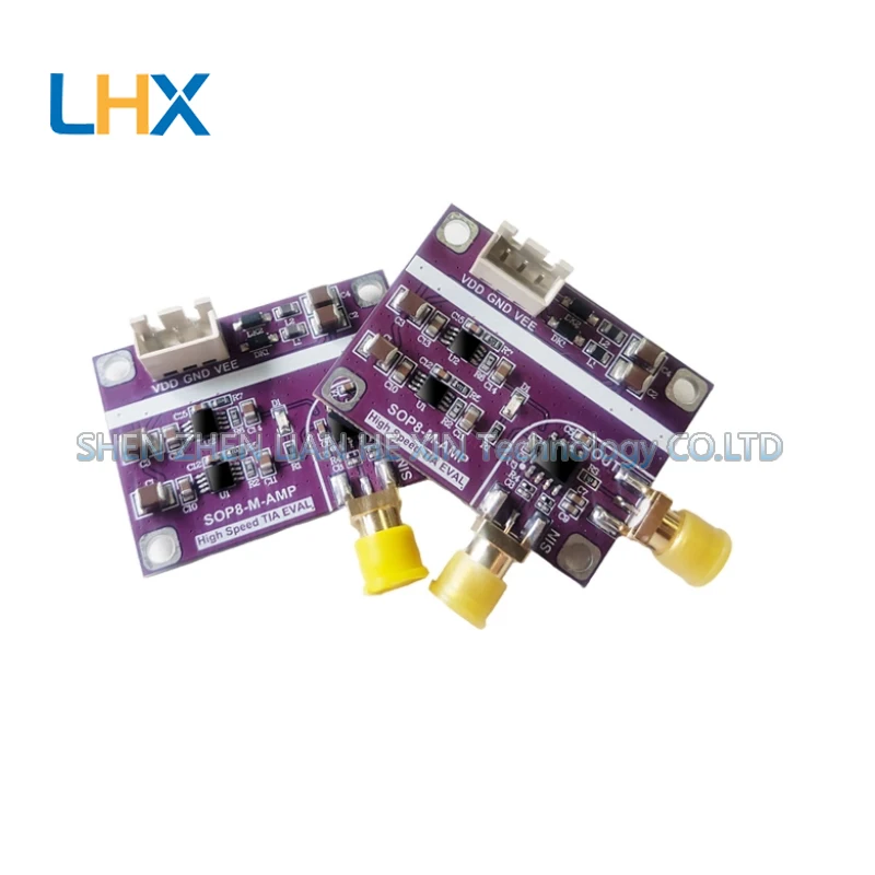 AD8065 transimpedance amplifier module TIA for high-speed photodiode microcurrent conversion with low parasitic capacitance new