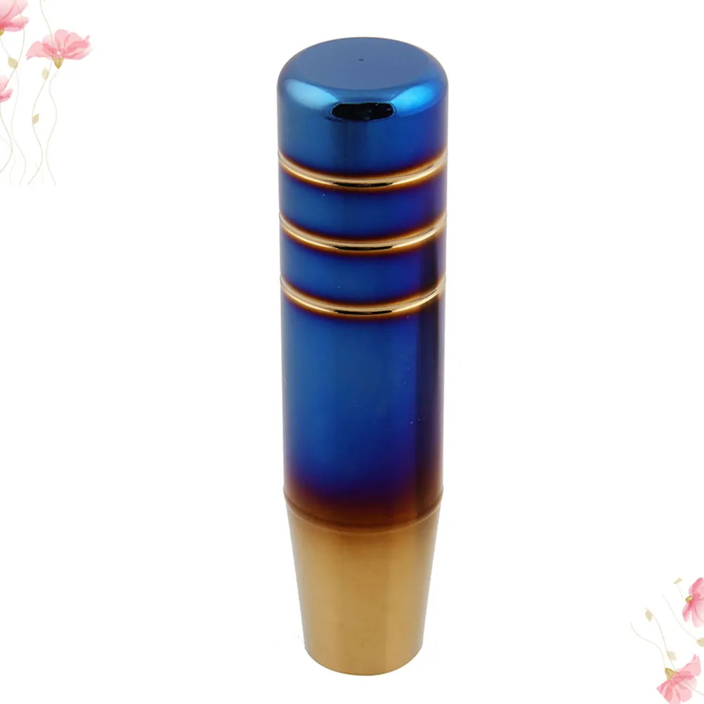 13Cm Blue Baked Car Gear Knob Professional Replacement Aluminum Alloy Shifter Lever Car Styling Accessories Luxury Upgrade