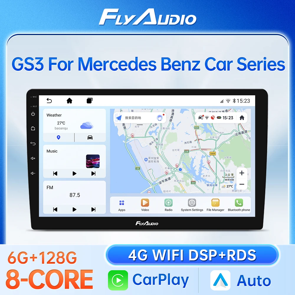 

For Mercedes Be Multimedia Car Radio Autoradio Stereo Video Player Navigation 2Din /9"/10"Universal 4G WIFI GPS Car Audio Player