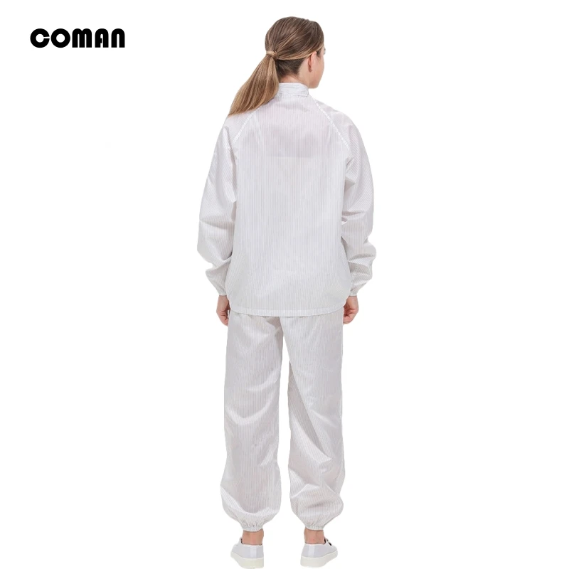 Split type work clothes anti-static stand collar dust-free clothes electronic factory cleanroom cleaning paint isolation kit