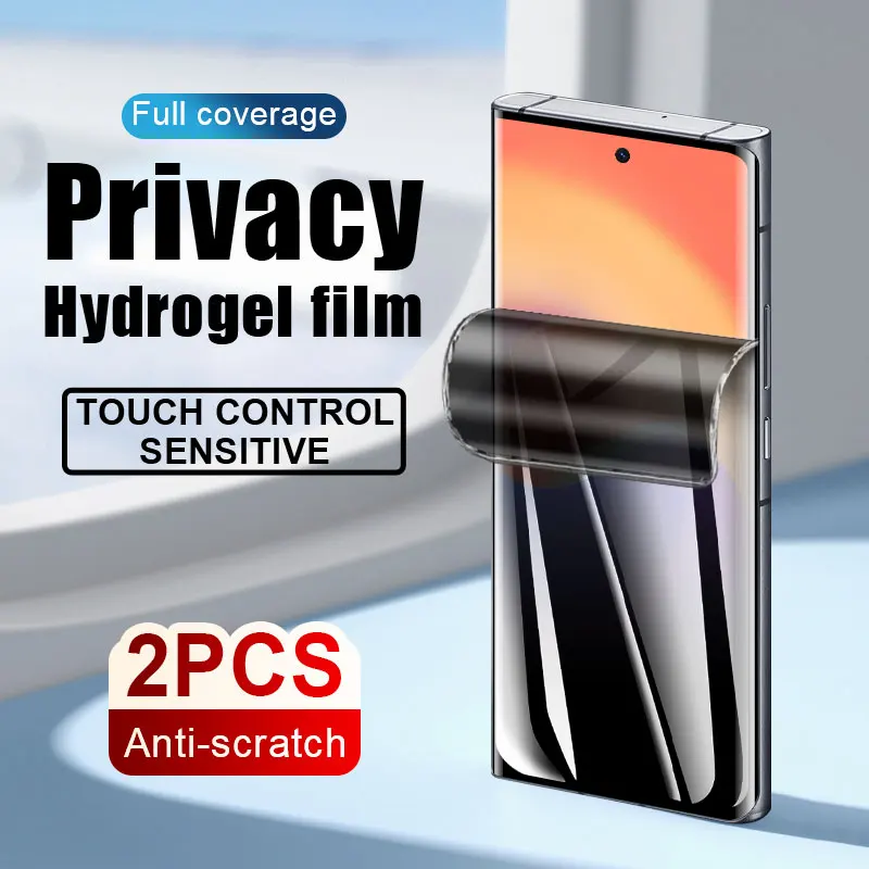 2 Stück nicht Glas Privatsphäre Hydro gel Film für Samsung Galaxy S24 Ultra S23 S22 S21 plus S20 S10 Note 20 10 Schutz folie volle Abdeckung