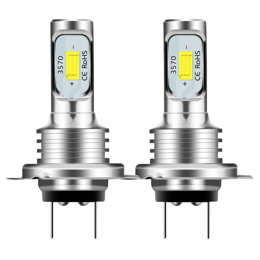 슈퍼 브라이트 LED 헤드라이트 전구, 하이 로우 빔, 6000K 슈퍼 화이트 조명, 자동차 안개등, 자동 DRL, H8, H9, H11, 12V, 24V, 80W, 4 개