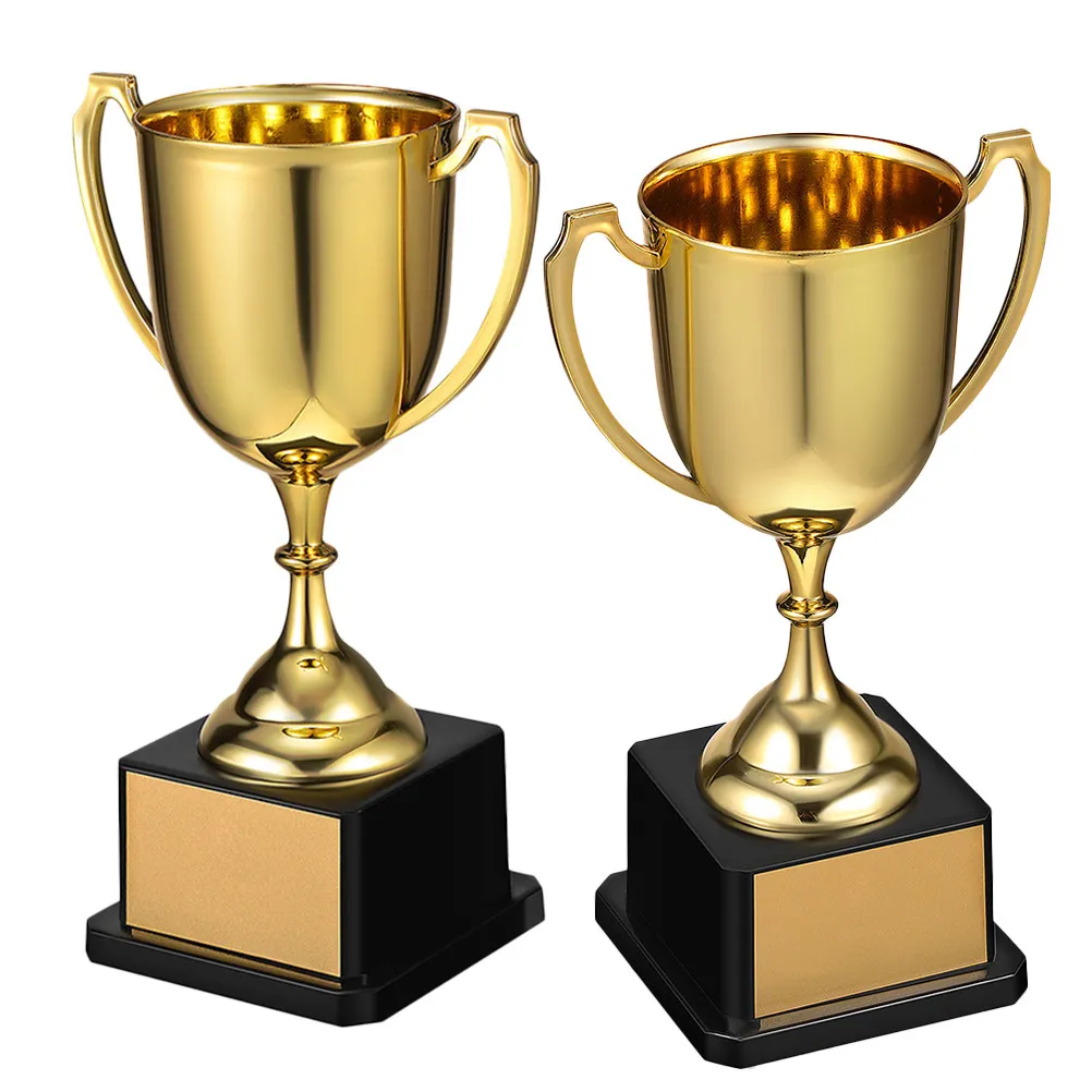 

2 шт. элегантных наградных кубка для спортивных соревнований, танцев, футбольных командных мероприятий, в качестве подарка для признания и благодарности