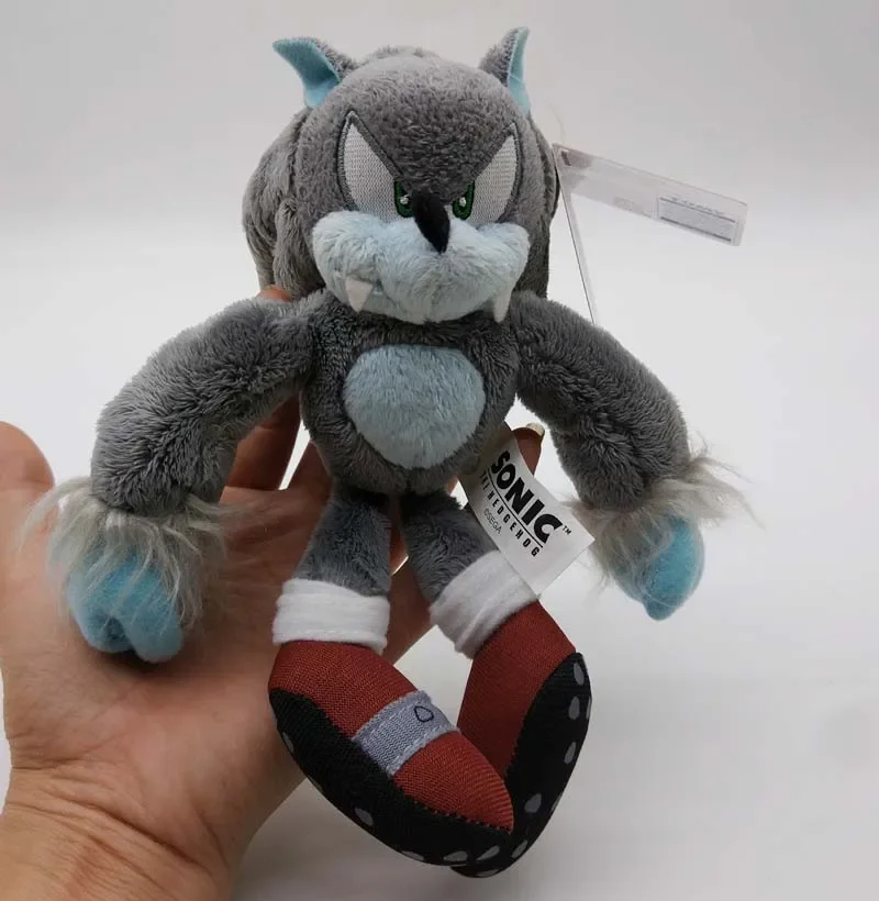 

Винтажные товары Shodow The Hedgehog Wolf Sonic, плюшевая игрушка, супер мягкая кукла, милый мультяшный коллекционный подарок для детей