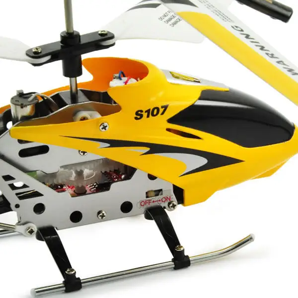 

S107g Rc Helicopter 3 Channel Stable Flight Indoor Outdoor Infrared Proportional Gyro Aircraft S107g Infrared Rc Helicopter